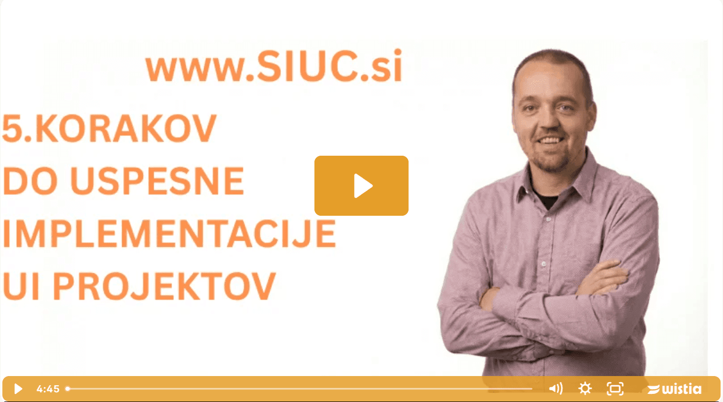 5 Korakov do Uspe&scaron;ne Uvedbe UI