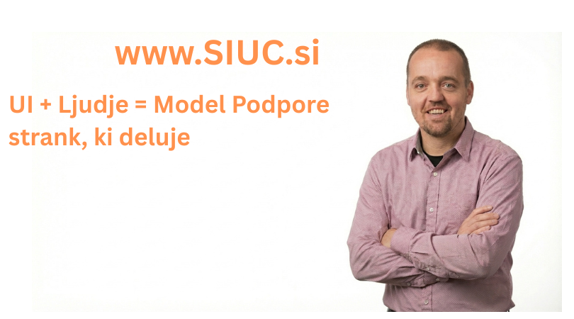 UI + Ljudje = Model Podpore strankam, ki deluje